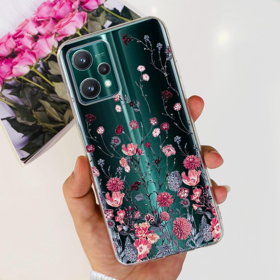 For Realme 9 Pro 5G Phone Case Realme 9Pro RMX3471 RMX3472 Elegant Printing Soft Silicone TPU Back Cover