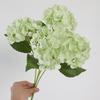 4 Heads Artificial Hydrangea Flower Realistic Faux Flowers Hydrangea Flowers Branch  Outdoor Party