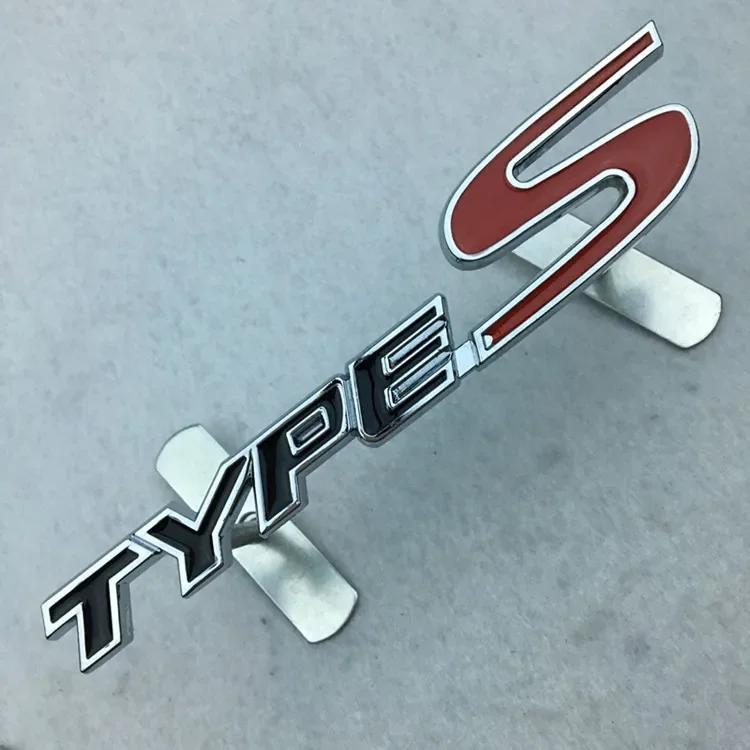 DIOSK1 Car Front Grille Trunk Badge Body Side Sticker for Honda Type-R Type-S Accord FIT Odyssey Jazz Jade Pilot City Decor Accessories