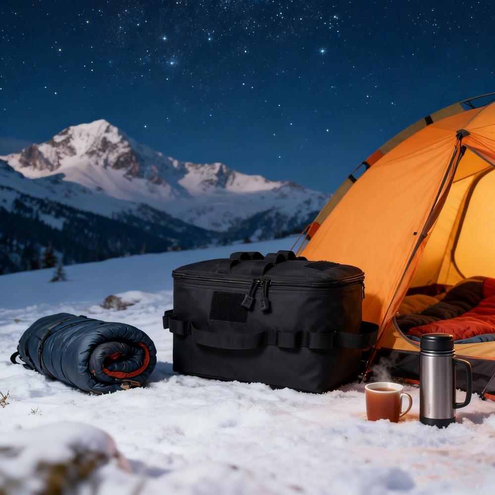 Outdoor Camping Gas Tank Storage Bag Impact-Resistant Picnic Bag Multifunctional Tool Bag Camping Gear Cookware Kit Bag