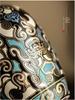 Taotie Ceramic Tea Can with Gold & Silver Inlay - Double-Metal Lid & Sealed Storage, Retro Chinese Design