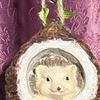 Little Hedgehog Ornament Cartoon Design Resin Craft Garden Statue Outdoor Indoor Balcony Flower Bed Patio Decoration
