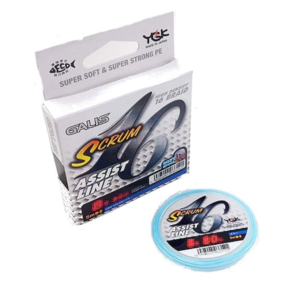 X-Braid Garris Scrum 16 Вспомогательная леска 5M Dyneema 16 шт. 60LB (No. 6) синий