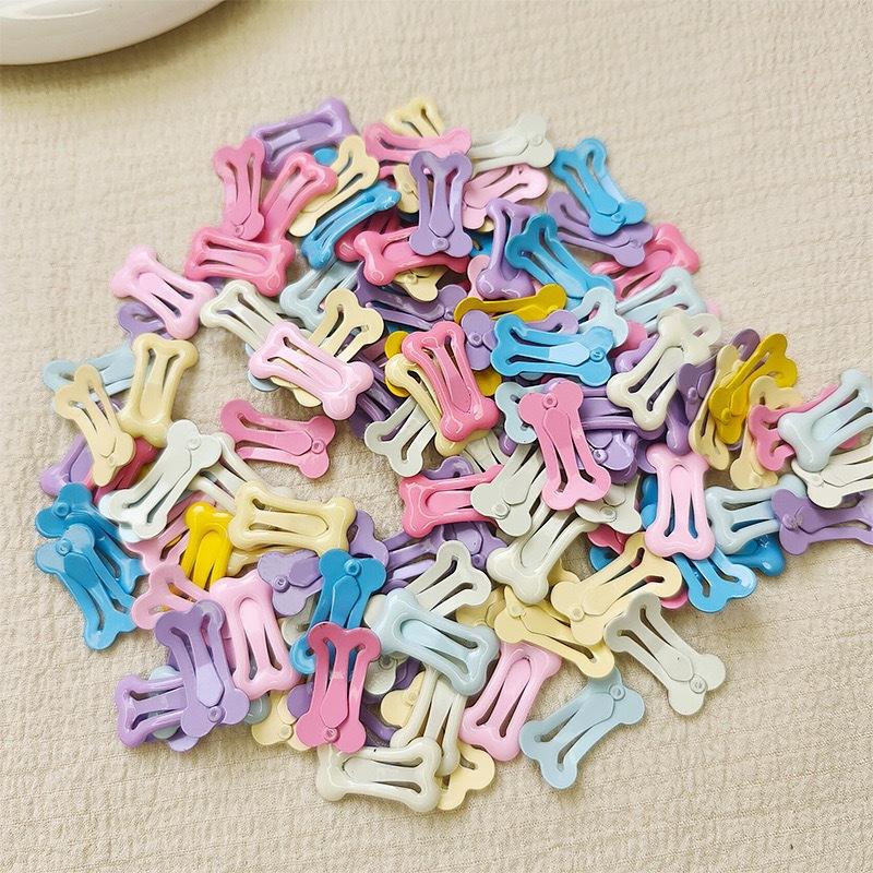 2.5cm Oil Drop Dopamine Color Hair Clip Small Bone Sweet Cute Girl BB Clip Side Bangs Broken Hair Small Hair