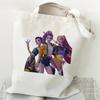 Hot sale Kpop Korean Witch Hunter Girls Group printed canvas bag for women's daily shopping bag