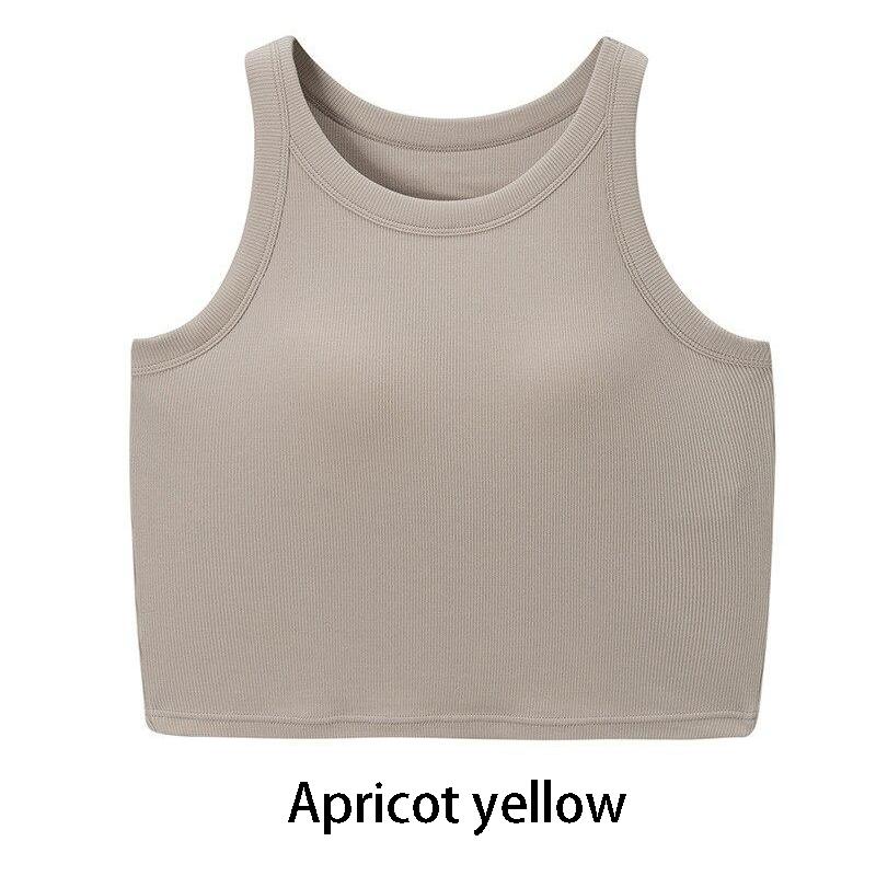 Spring and summer new women's modal with chest pad vest bra one-piece vest home service camisole crop top women camisoles