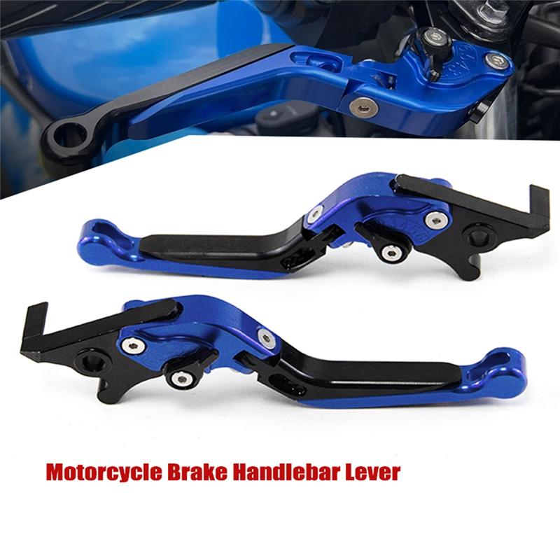 Universal 1 Pair CNC Alloy Motorcycle Brake Handlebar Levers Clutch Drum Handle Brake Lever For  NVX Motorbike