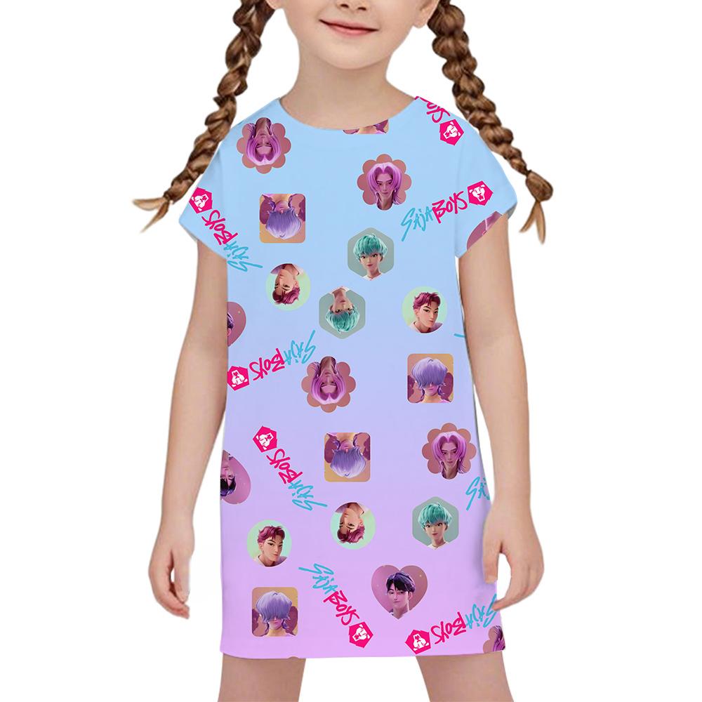 Girls Witch Group Same Style Pajamas Dress Children's Clothing