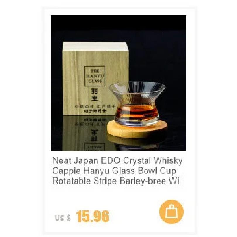 Japanese Edo Designer Crumple Paper Irregular Shape Crystal Faceted Der Whiskybecher Whiskey Whisky Rock Glass Artwork Wine Cup