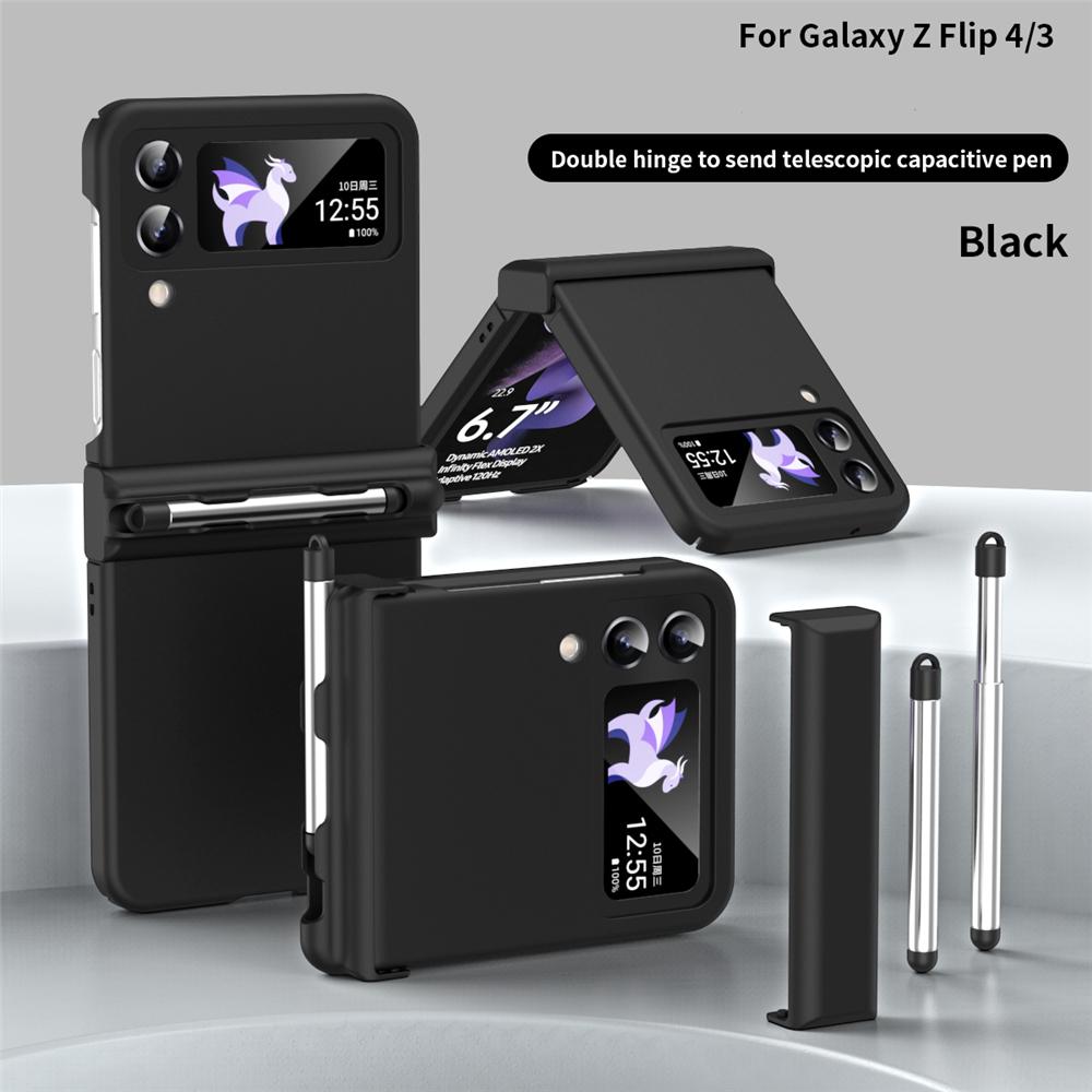 

С S Pen Магнитный Шарнир Полный Чехол Для Samsung Galaxy Z Flip 4 3 5G Чехол Защита Камеры Противоударные Чехлы Для Телефонов Coque Fundas For Z Flip 4 5G