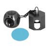 Billiard Chalk Holder Aluminum Alloy Portable Magnetic Pool Cue Chalk Holder for Accessory