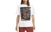 T Shirts Men's White Crew Neck Moderate Straight Fit DX9448-100