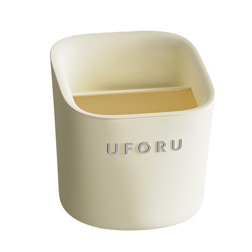 Small Trash Can With Detachable Drain Rack Multi-functional Garbage Bin For Powder Room Home