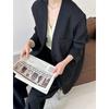 Juzhi Spring Korean Style V-Neck Casual Suit Jacket