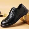 Leather shoes men's British men's casual leather shoes simple shoes men's shoes