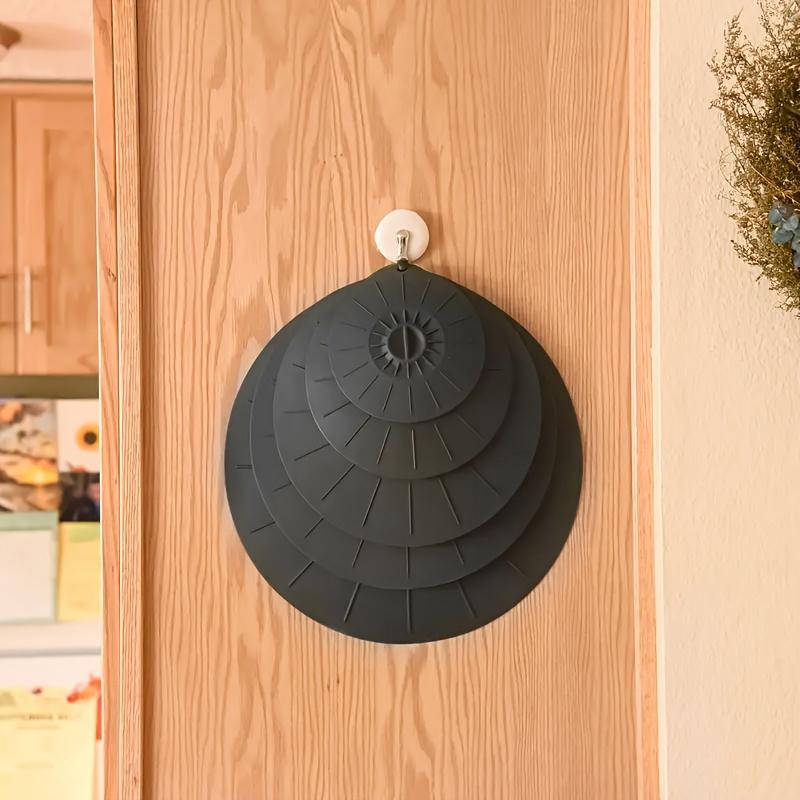 5Pcs Silicone Food Fresh Cover Universal Microwave Bowl Cover Reusable Easy Vacuum Seal Stretch Pot Caps Cooking Kitchen Gadgets