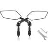 360° Rotatable Bicycle Rearview Mirror Adjustable Handlebar Reflector for Bike Scooter Motorcycle Cycling