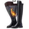 Fashion AIYUQI Womens Knee High Boots Winter 2025 New Genuine Leather Women Thigh High Boots Plus Size Wool Warm Women's High Boots