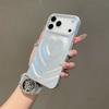 INS Glänzend Liebe Herz Handyhülle Für iPhone 17 Air 16 Plus 15 14 13 12 Pro Max Mode 3D Wellenmuster Galvanisiert Stoßfest Hülle