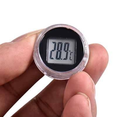 Wasserdicht Langlebig Motorrad Digital Thermometer Messgerät Motorrad Auto Innenraum Miniatur Uhren Instrument Zubehör