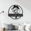 Unique Dancer Silhouette Metal Wall Art Customizable Iron Decor for Home Office