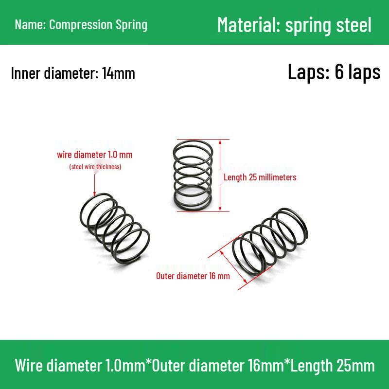 Heavy Duty Y-Type Compression Spring Shock Absorber, 1.0mm Wire Diameter, Outer Diameter 5-20mm.