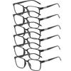 6PCS Fashion New Anti-Blue Light Reading Glasses for Men Optical Computer Glasses Presbyopia Reading Eyelasses +0~+4.0