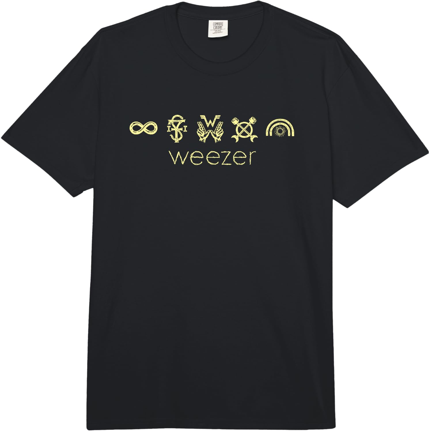 Weezer - Gold Album Comfort Colors Adult Heavyweight  Unisex T-Shirt S