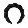 Vintage Velvet Cloud Hair Hoop for Women Girls Sponge Headband Wash Face Wristband Set Spa Bathroom Accessories