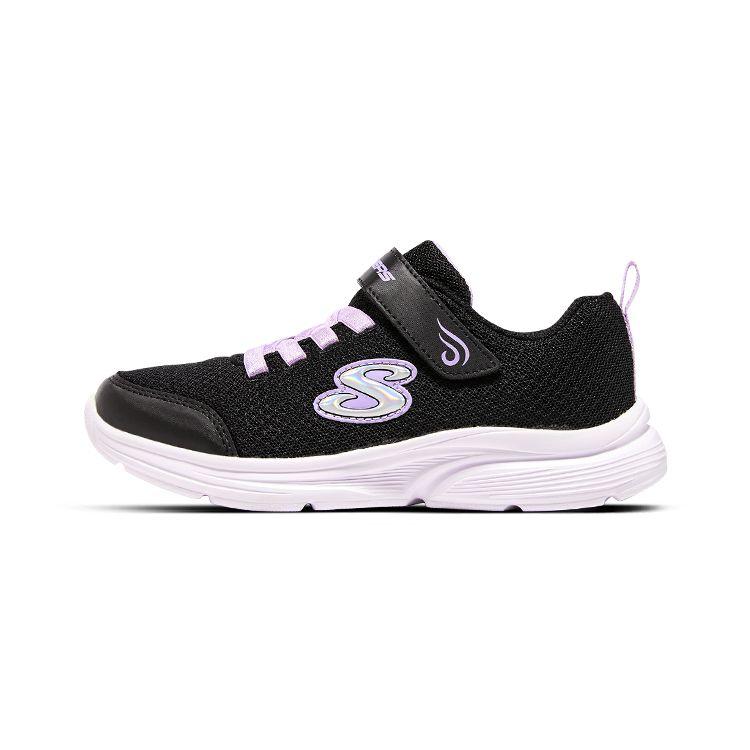 Skechers Wavy Lites Низкие Детские Беговые Кроссовки Детские беговые кроссовки Черный 303522L-BLK 27.5