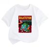 Potdemiel Summer New Pikachu Kids' 100% Cotton T-Shirt, Comfortable and Breathable, Suitable for Boys and Girls