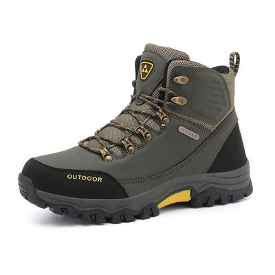 Męskie buty turystyczne outdoorowe Antypoślizgowe Sznurowane Gruba podeszwa Wygodne Wysokie buty Męskie Odporne na ścieranie Oddychające Buty codzienne Męskie