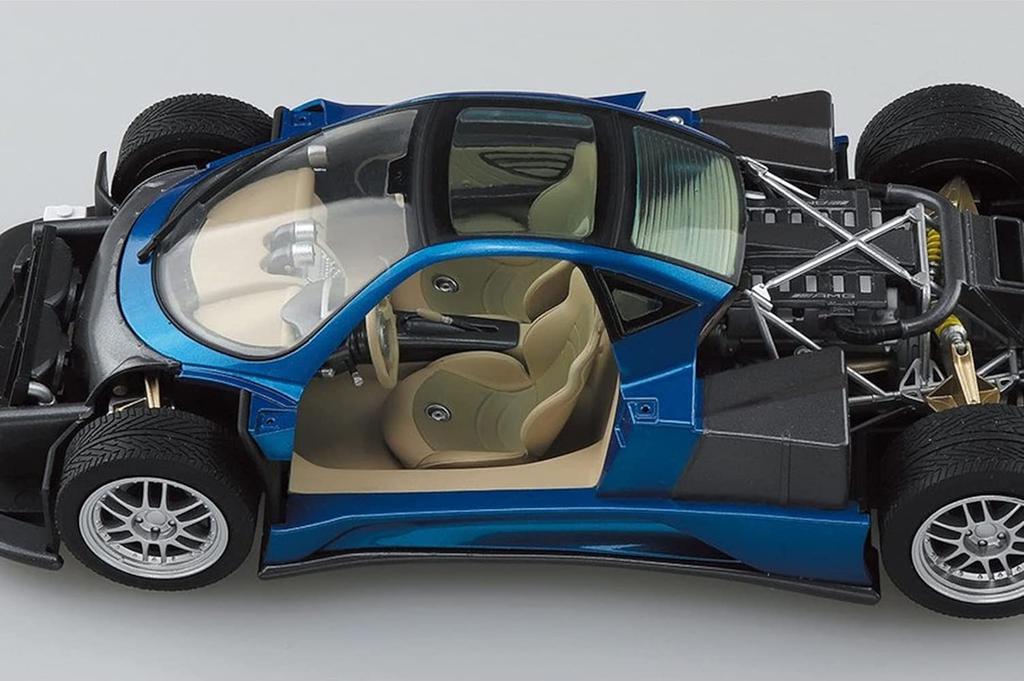Aoshima Bunka Kyozaisha Řada Supercar Pagani Zonda C12S Plastikový model 1/24 č.7 '00