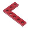 Mini Small Square Center Finder Tool 90 Degree Quick Measuring Aluminum Alloy Woodworking Ruler for