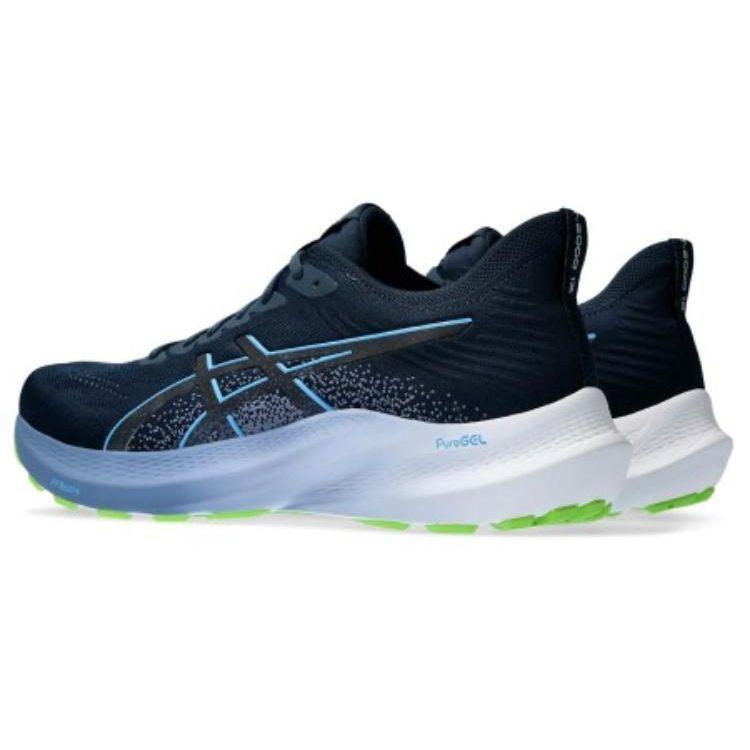 Asics GT-2000 12 Υποστήριξη Σταθερότητας Αναπνεύσιμα Ανθεκτικά Παπούτσια Προπόνησης με Χαμηλό Πάνω Μέρος για Τρέξιμο Μεγάλων Αποστάσεων Unisex αθλητικό παπούτσι Σκούρο Μπλε 1011B798-400