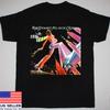 T-shirt Nera in Cotone Unisex Album Atlantic Crossing di Rod Stewart