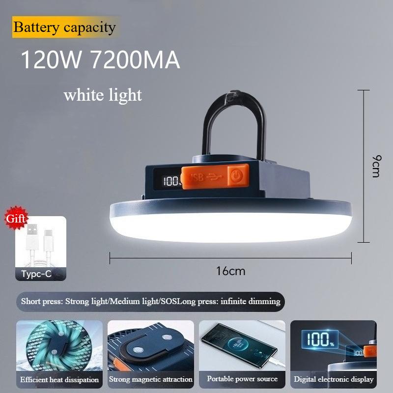 2600mAH Outdoor Telescopic Camping Light Rechargeable Portable Magnetic Honeycomb Lantern Light Emergency Lighting Camping Gear