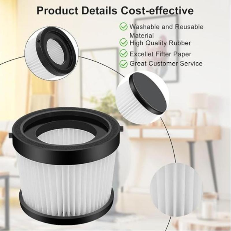 1 Stück Staubsaugerfilter Dcv5011H Ersatzfilter für Akku-Handstaubsauger Waschbarer Filter