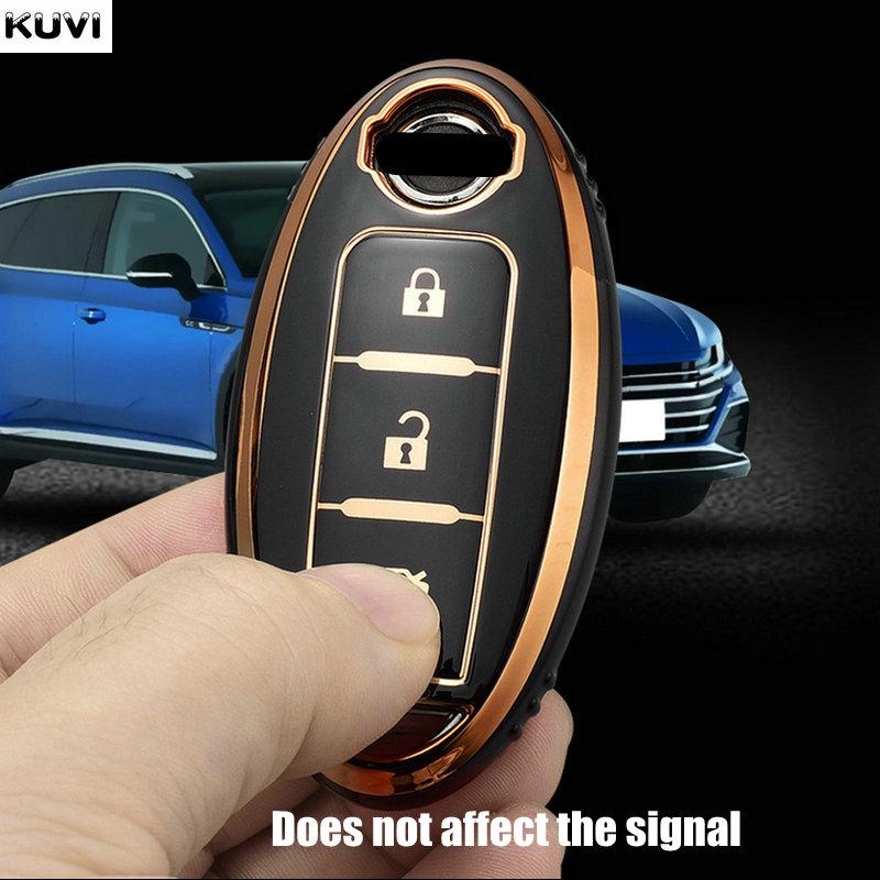 TPU Autoschlüsselhülle Abdeckung Schale Fob für Nissan Qashqai Juke J10 J11 X-Trail T32 T31 Kicks Tiida Pathfinder Note für Infiniti