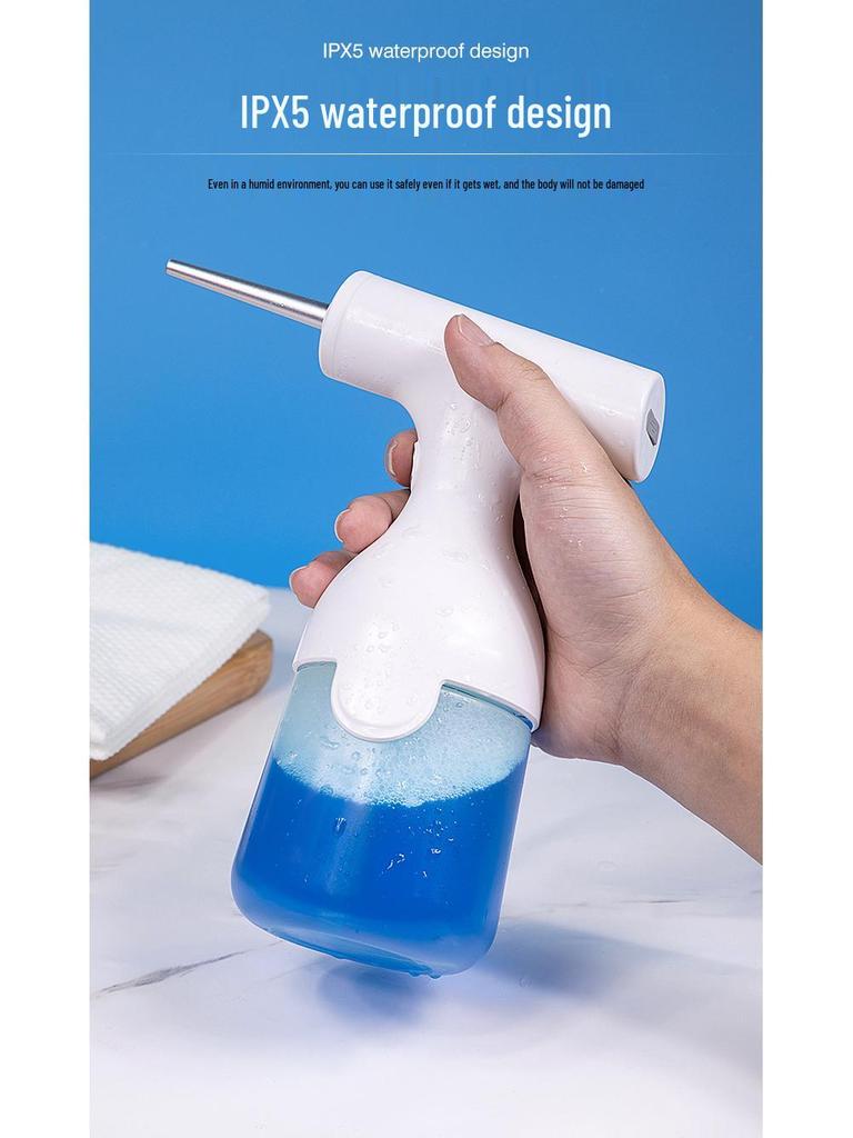 Electric Foaming Soap Dispenser for Kitchen, Pet Bath, Shower, and Facial Cleanser.