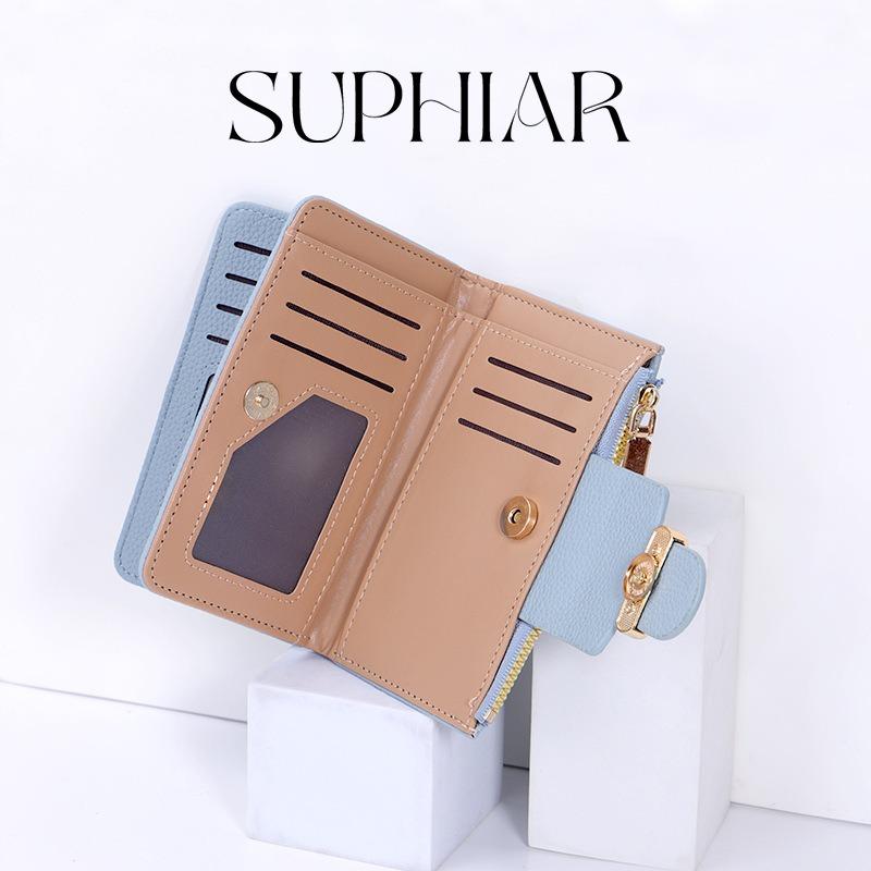 New Versatile Women's Zipper Change Bag, Card Bag, Medium and Long Simple Clutch Bag, 30% Off Wallet for Women