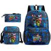 Poppy's Game Time Starry Sky Elementary School Bag Nightmare Animal Large Capacity Backpack Three-piece Set