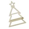 Elegant Wood Christmas Tree Storage Rack Wall Hanging Shelf for Home and Office Decors Candle Display Floating Shelves