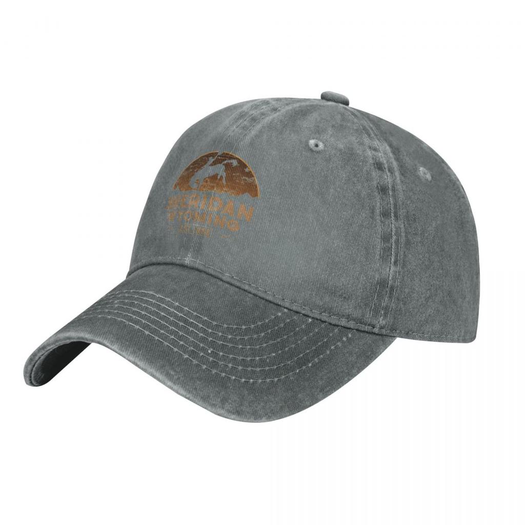 Sheridan Wyoming Wild West Cowboy Cap Cowboy Hat Sunscreen Cap Male Men Golf Wear Women's