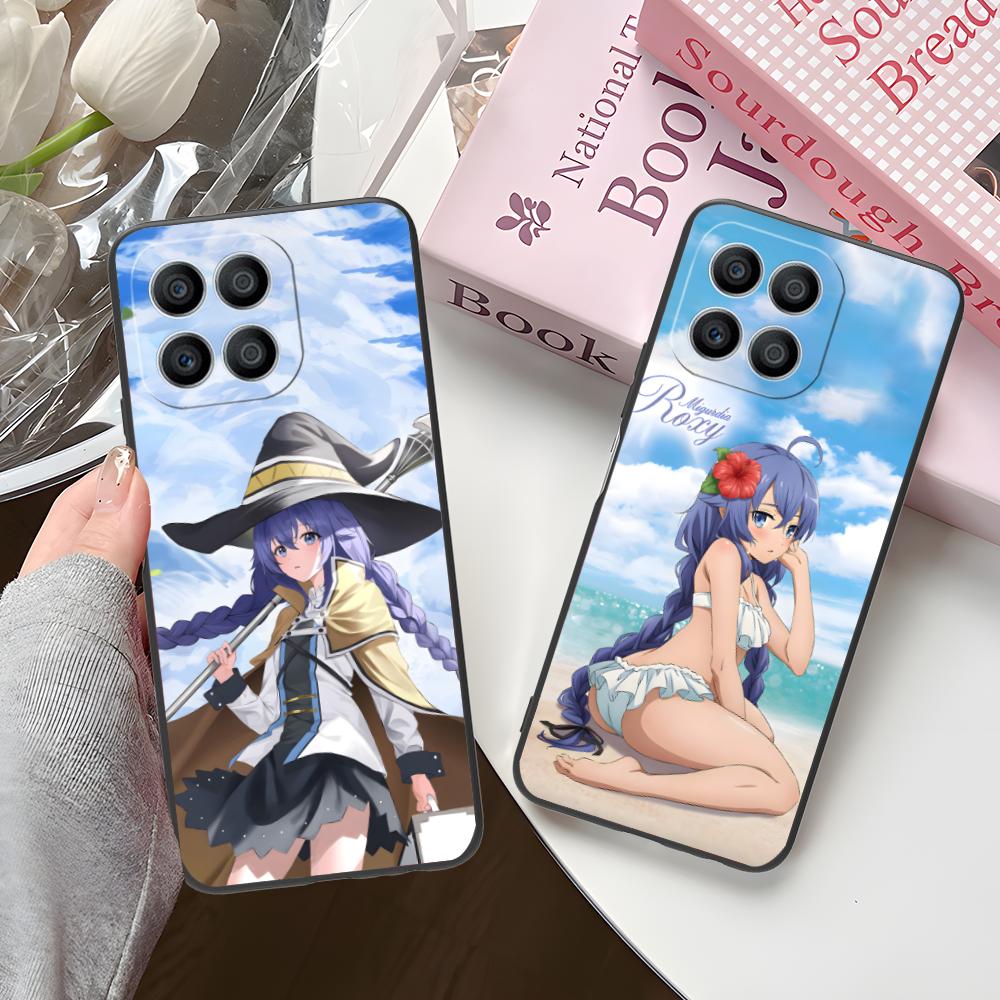 Mushoku Tensei Roxy Mobile Phone Case for Honor 90 80 70 60 50 30 20 10 9 8 7 Pro S SE Lite 5G Colorful Printing Cover Cover