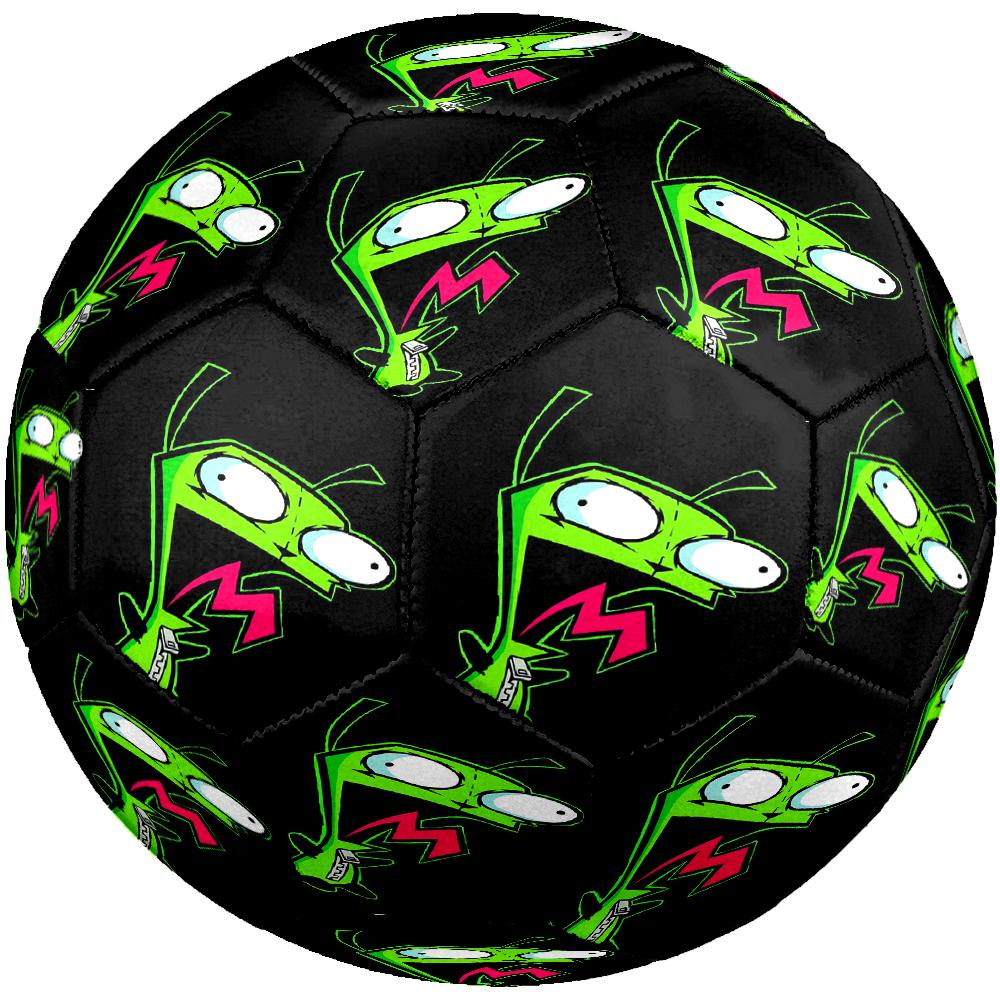 Invader Zim Theme Size 5 Soccer Ball, Suitable for Both Indoor and Outdoor Matches, a Gift Suitable for Everyone.