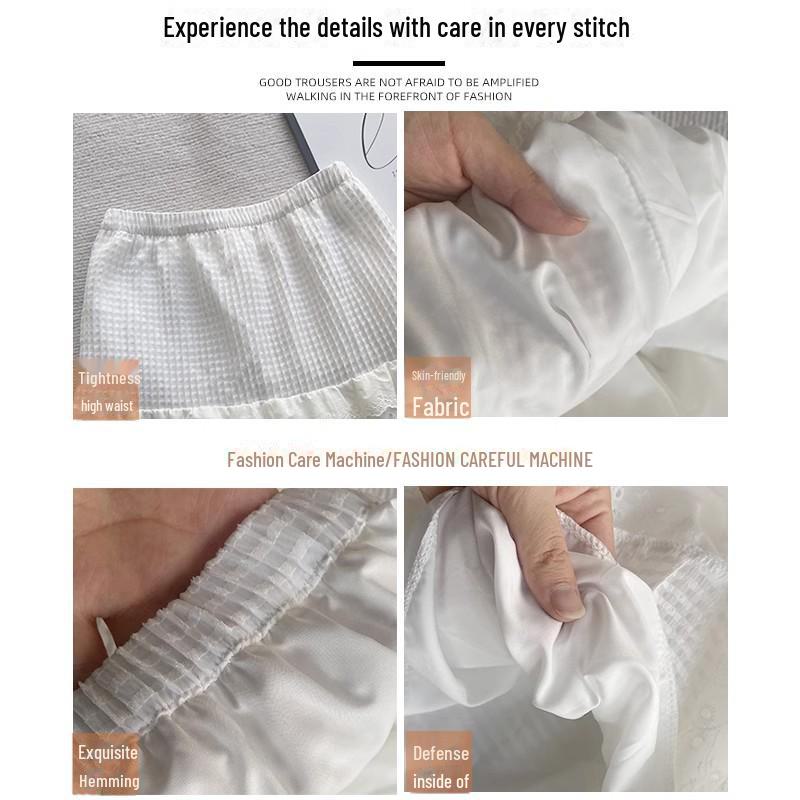 Women's Spring 2025 High Waist Medium Length White Skirt - Elegant and Fluffy Style