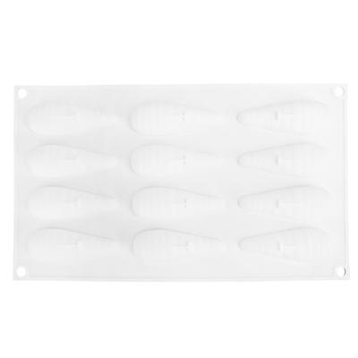 12 Grid Karotten Form Form Silikon Kuchen Mousse Schokolade Form für Backen Küche Hause
