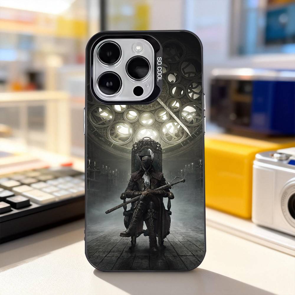 

Game B-Bloodborne Cool For iPhone 17,16,15,14,13,12,11,Pro,Max,Plus,E,Air,Mini Anti Fall Black Matte Hard Bumper Phone Case iPhone16pro