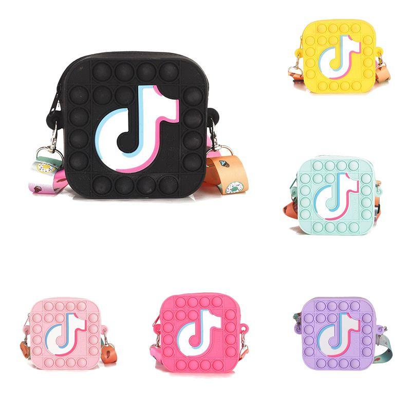 Pop Bubble Push Coin Bag Sensory Toy It Stress Relief  Autism